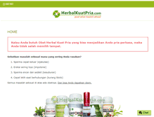 Tablet Screenshot of herbalkuatpria.com